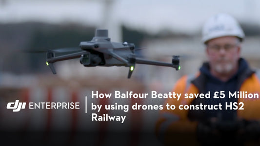 Saving £5 Million on Britain's New High Speed Railway with DJI Mavic 3 Enterprise