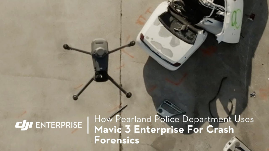 How Pearland PD investigates crash scenes using DJI Mavic 3 Enterprise
